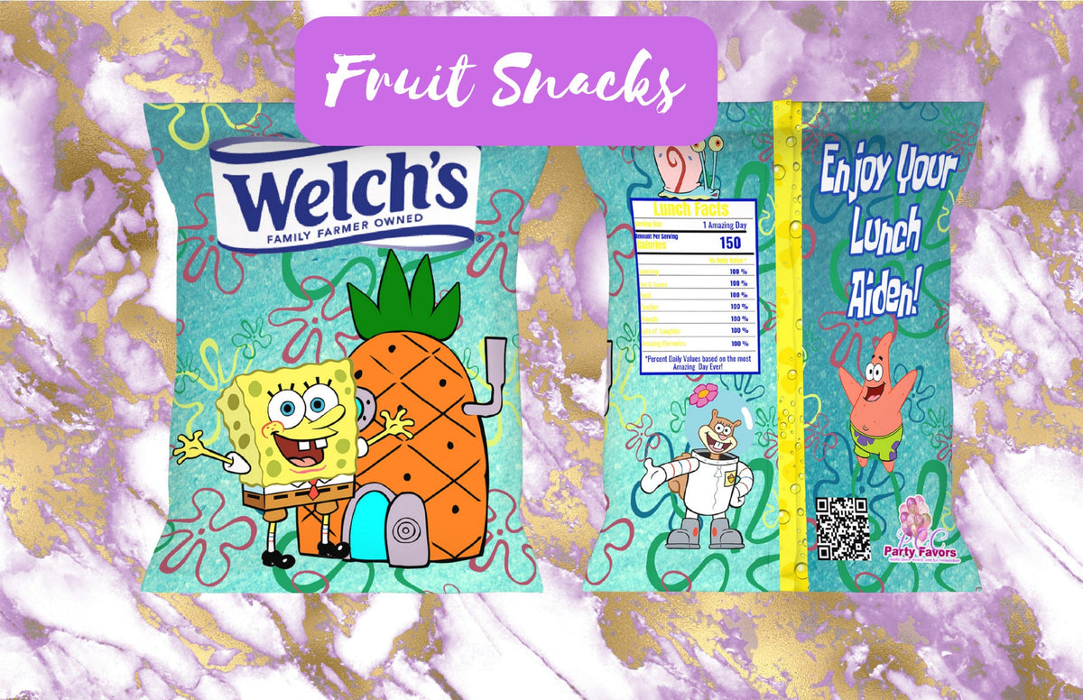spongebob squarepants fruit snacks